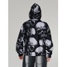 Full print NLP skull fleece hoodie