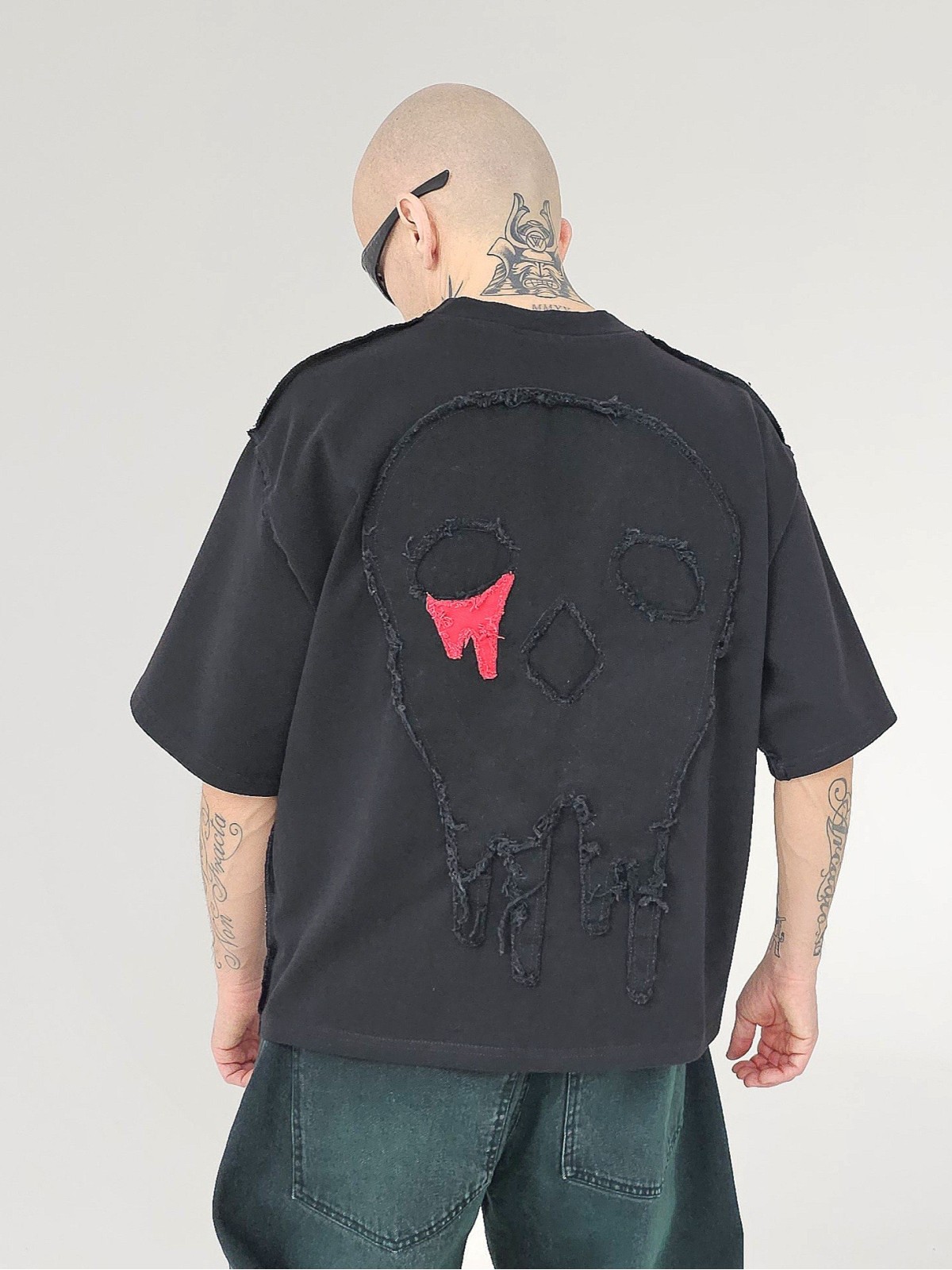 Sprany t-shirt destroyed bloody skull