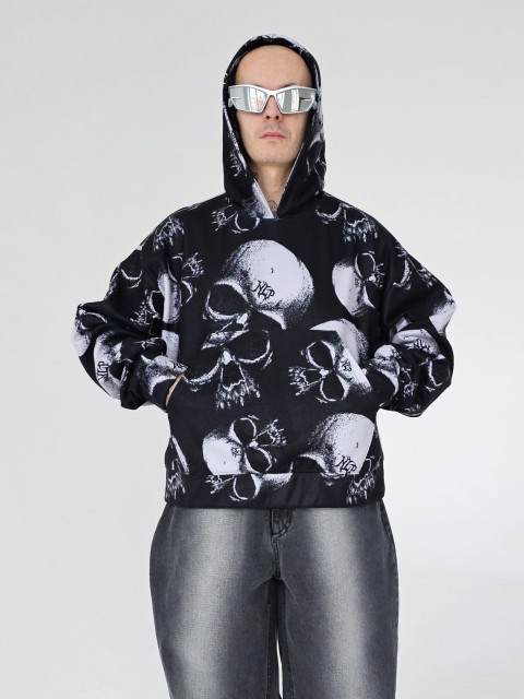 Full print NLP skull fleece...